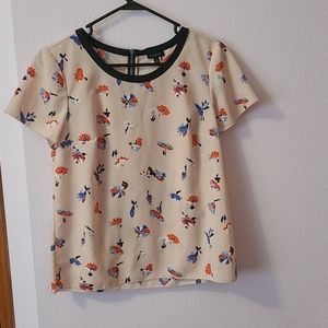 Talbots, Size 4, Short Sleeve Blush Blouse